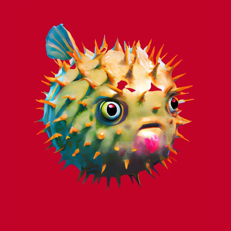 Poisson-globe gonflé