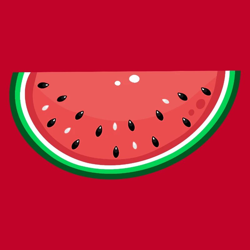 Tranche de design de pastèque
