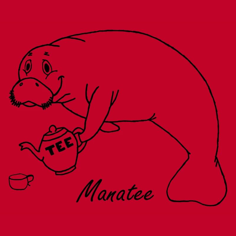 Manatee likes tea
