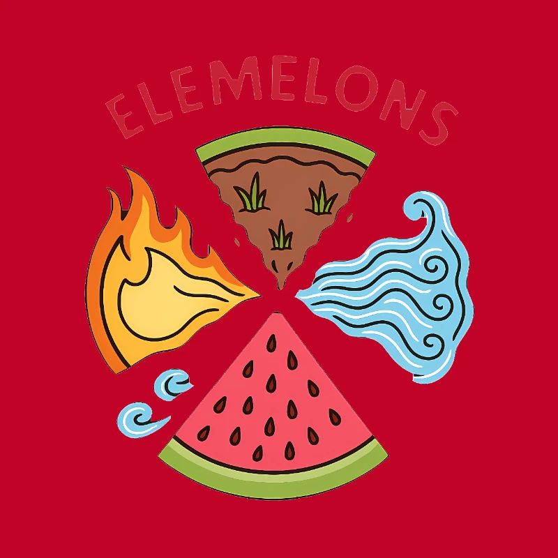 Elemelons Conception élémentaire de pastèque