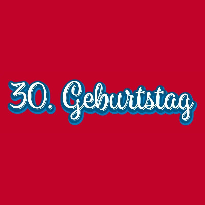30. Geburtstag Geburtstagsgeschenk Geschenkidee