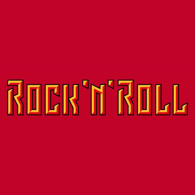 Lettrage Rock 'n' Roll (3D / 3C)