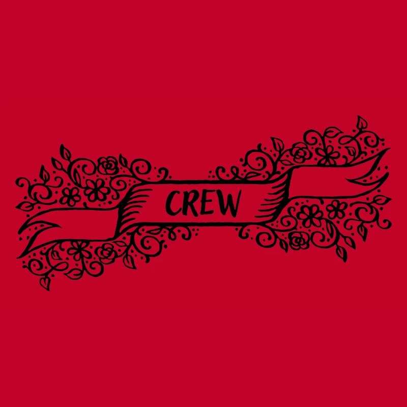 Crew Rahmen Muster Geschenkidee