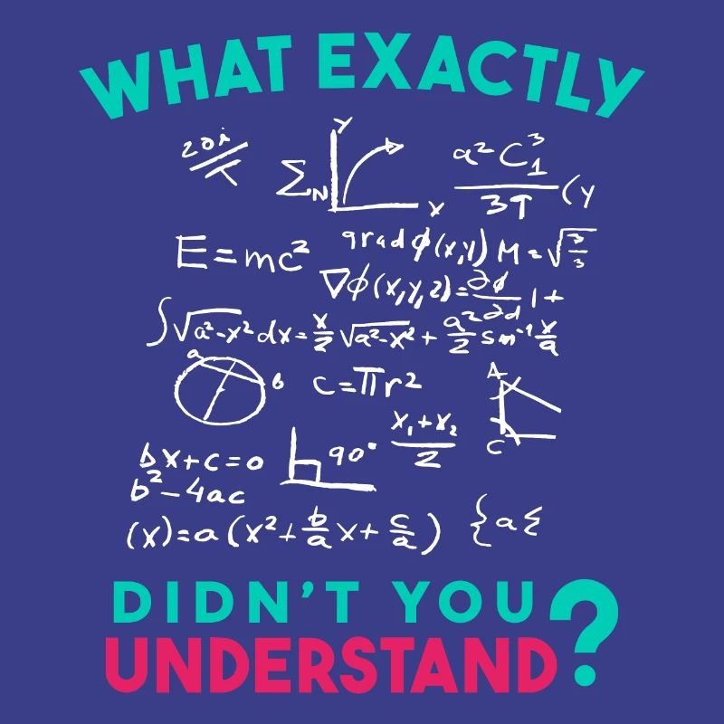 Physique Math Formule Blague