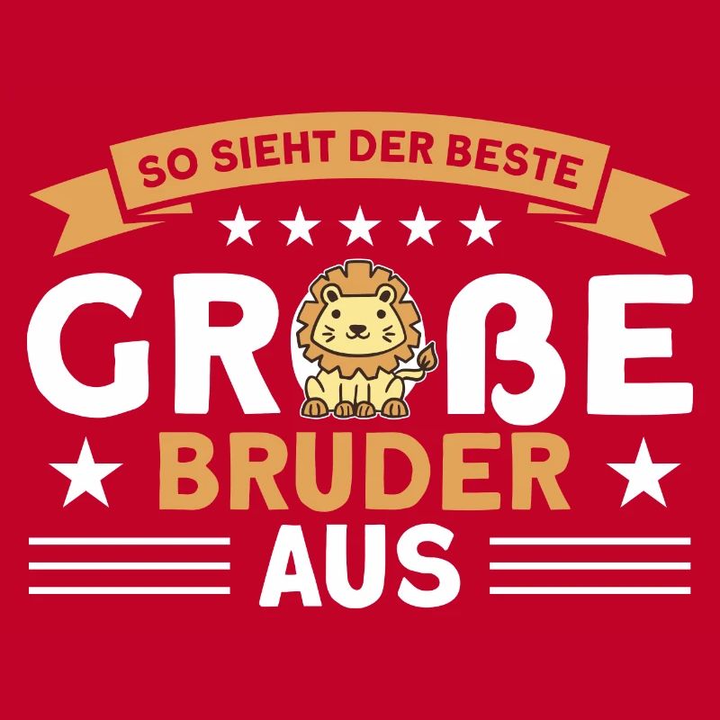 Kind Löwe Großer Bruder Geschenk