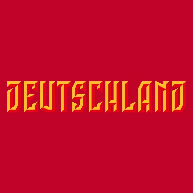 Deutschland Lettering (Relief / 3D / 2C)