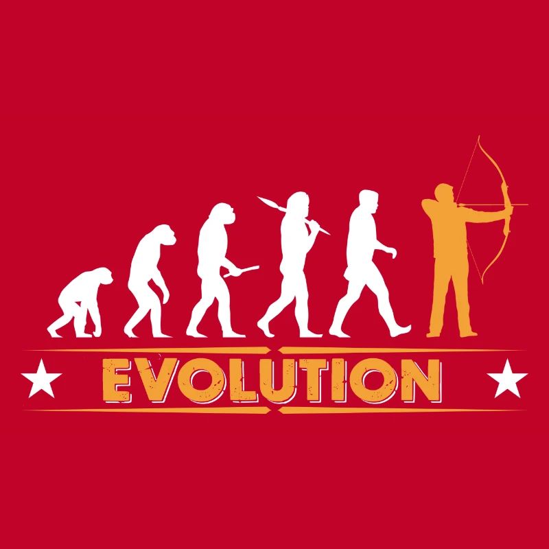 Evolution de tir à l’arc - orange/blanc