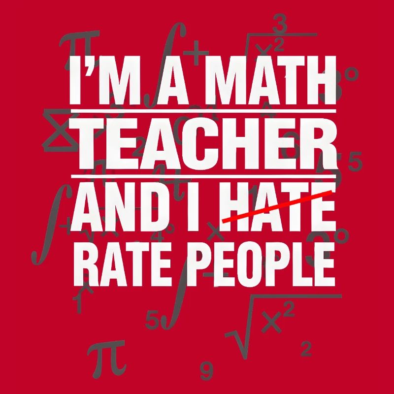 Math Teacher Math Math Teacher Funny