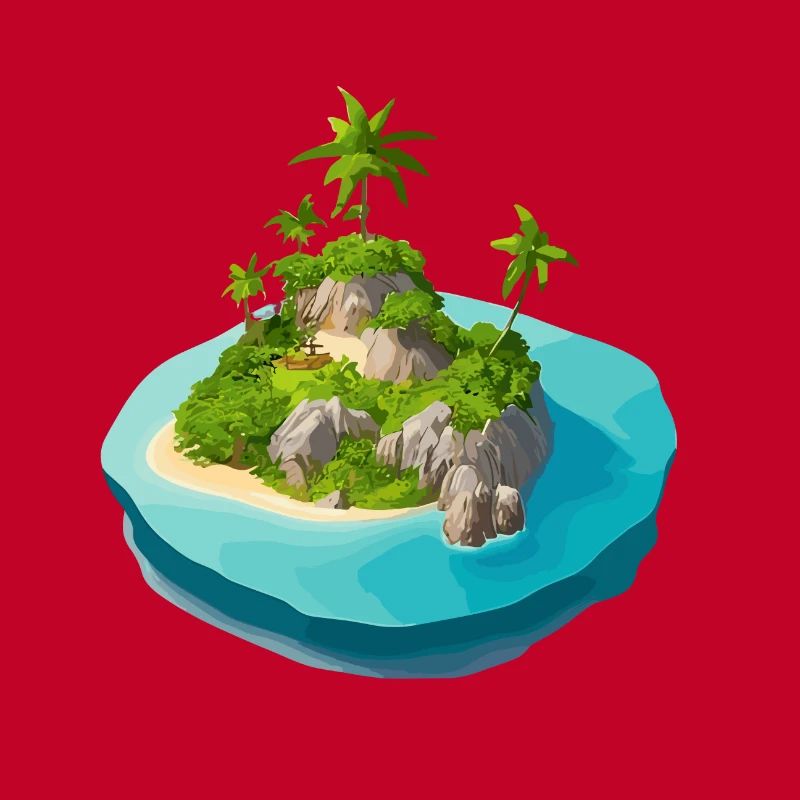 Island vectorized