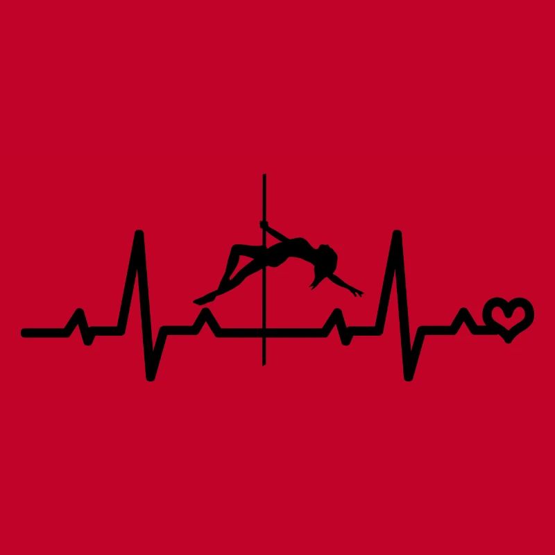 Pole dance Herzschlag Herzfrequenz Tanzen Pole EKG