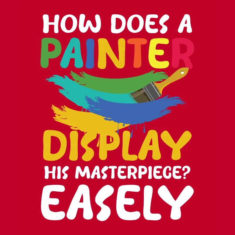 How Does A Painter Display His Masterpiece Easely