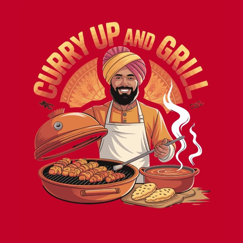 Curry Up et Grill BBQ Inde Cuisson