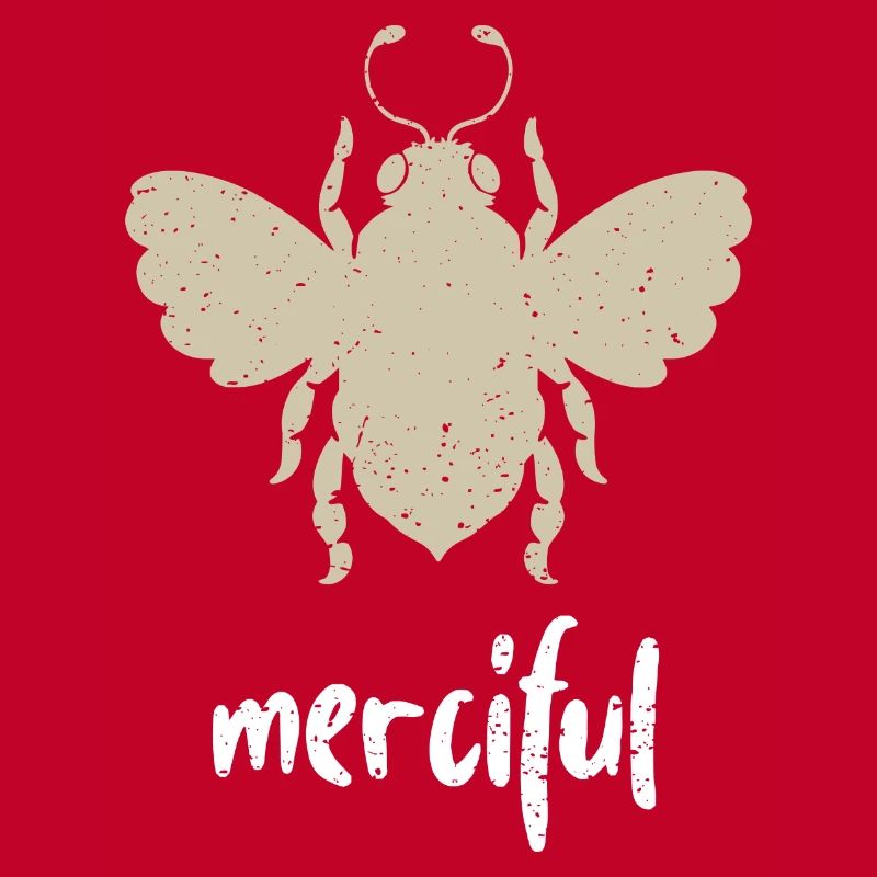 Beige Bee Merciful Biene Be Merciful