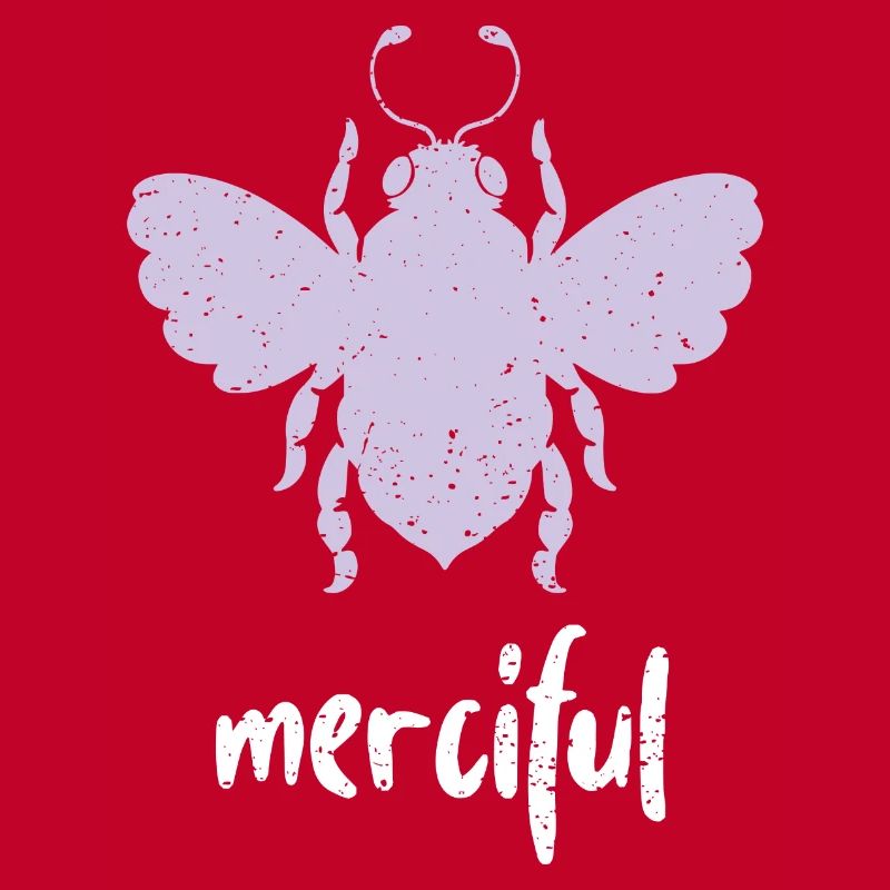 Purple Pastel Bee Merciful Bee Be Merciful
