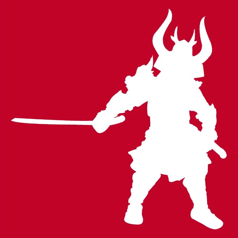 Conception de silhouettes de samouraï