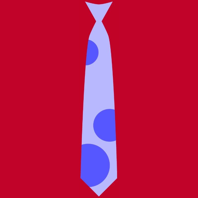 Tshirt tie - light blue version