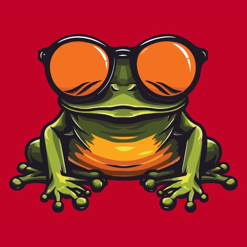 Frosch Lustig Cool