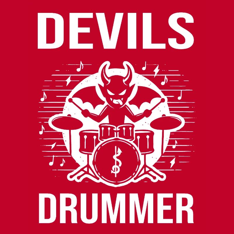 Devils Drummer. The devilish hellish drummer