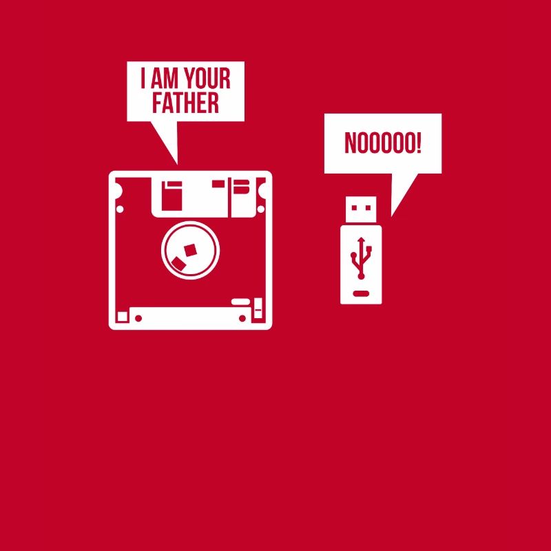 USB-Diskette Ich bin dein Vater Computer Nerd