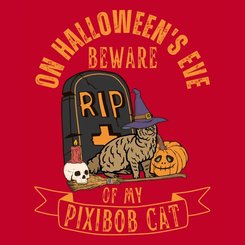 Mignon et effrayant Pixiebob Chat Halloween