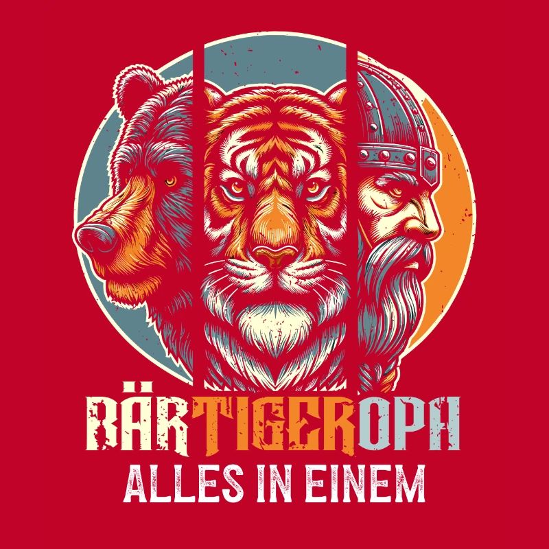 BärtigerOpa Bär Tiger Opa Geschenk Bart Bartträger