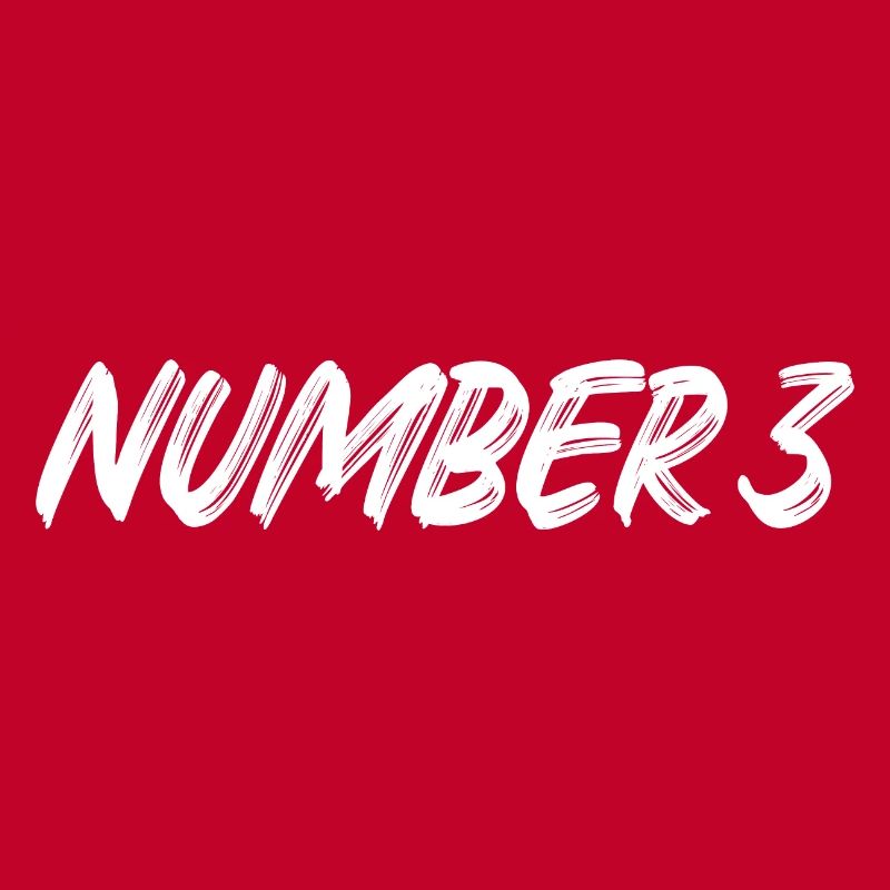 Number 3 - drei - dritter - dritte - 3 - Nummer 3