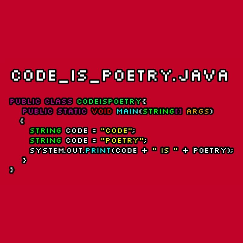 Le code est poetry.java