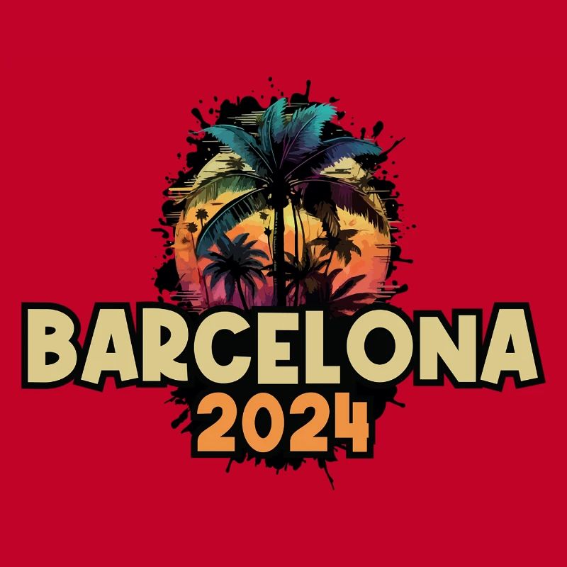 Barcelona 2024 Urlaub Spruch