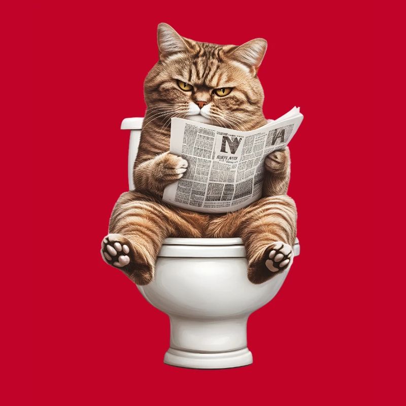 Drôle de chat chat propriétaire de chat Loo Cat Pet
