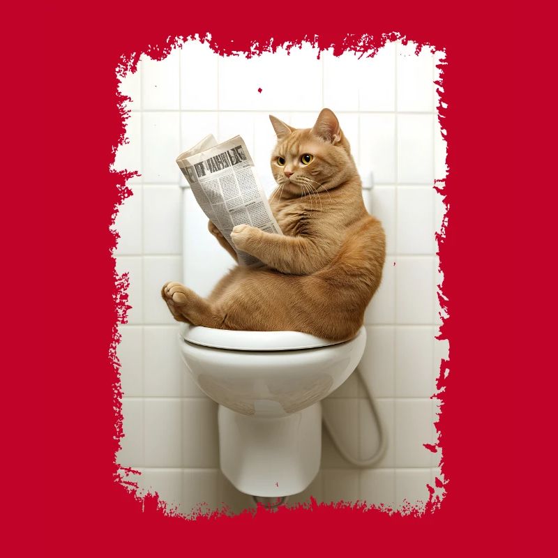 Drôle de chat chat propriétaire de chat Loo Cat Pet