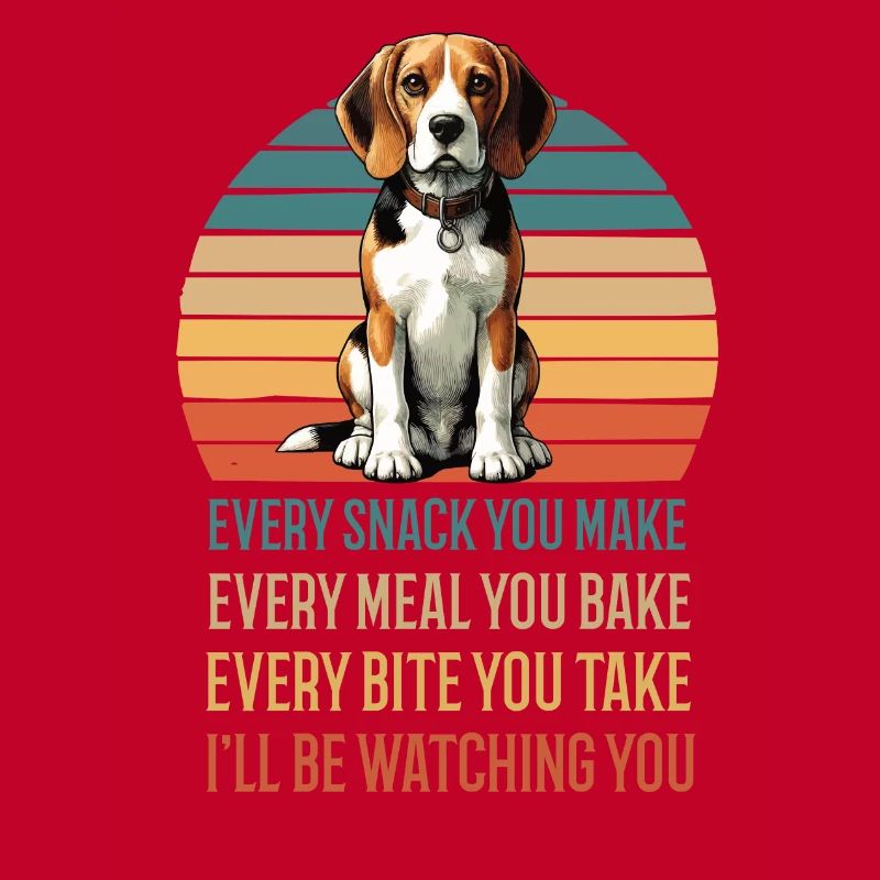Chaque collation que vous préparez Beagle Beagle Propriétaire Chien