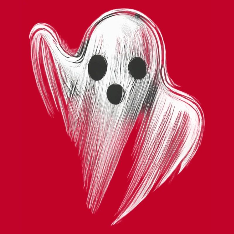 STYLIZED SCARY GHOST