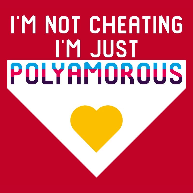 Je suis juste polyamoureux Polyamour Flag Poly Pride