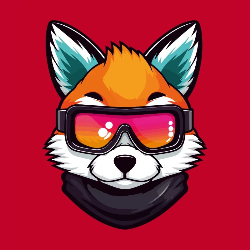Fox Ski Goggles Comic