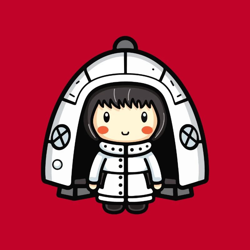 Igloo Eskimo Winter Comic