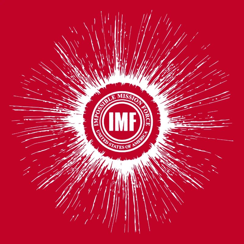 Mission Impossible Dead Reckoning Logo Blanc IMF