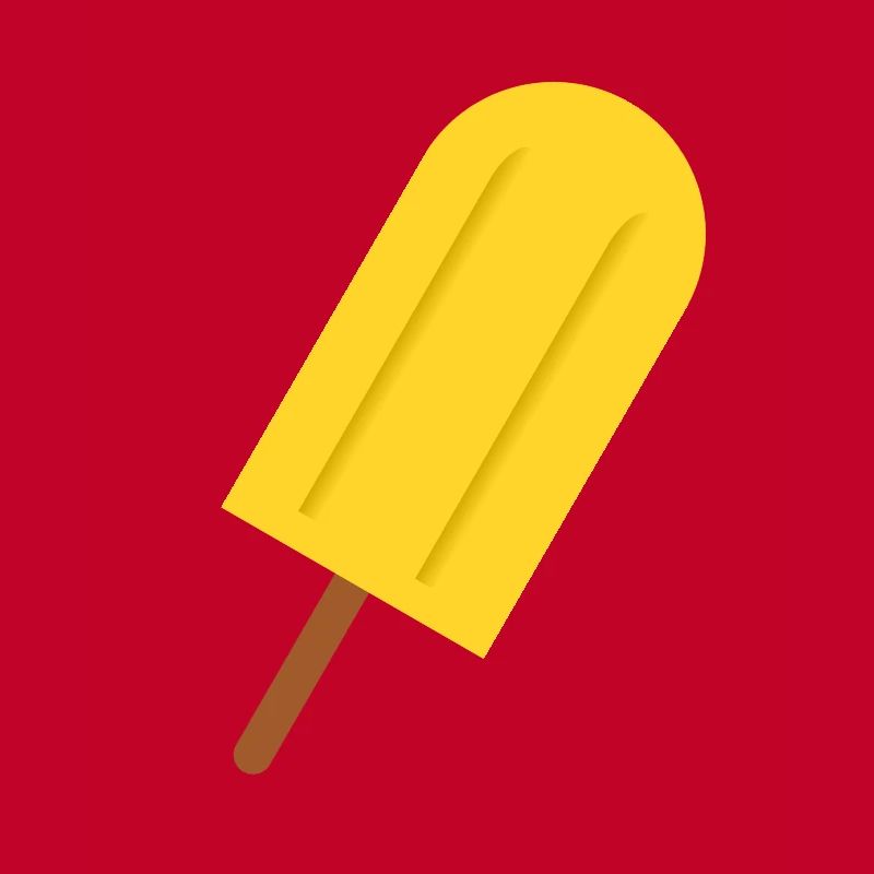 Popsicles in comic style summer