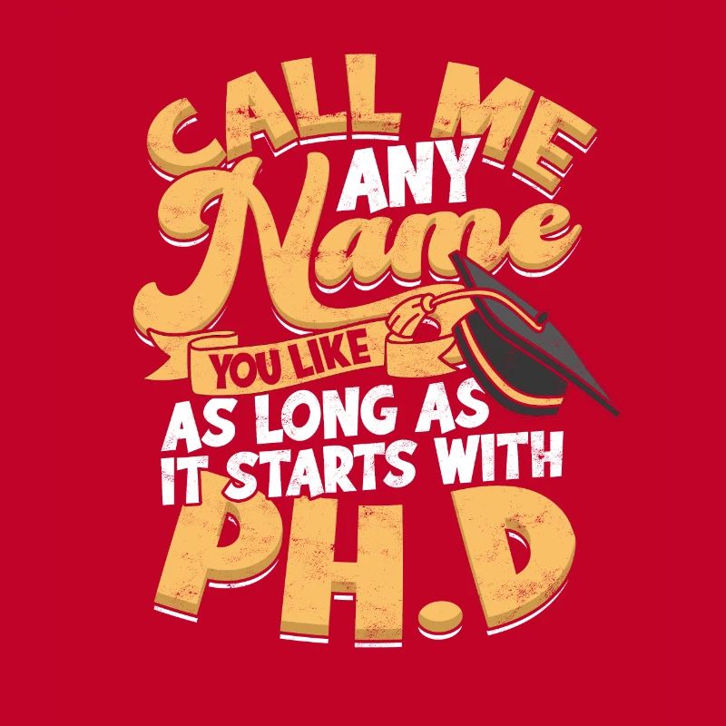 It starts with philosophy PhD Ph.D.