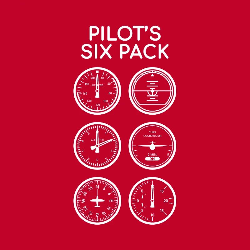 Aviation - Pilot's Six Pack - Gift