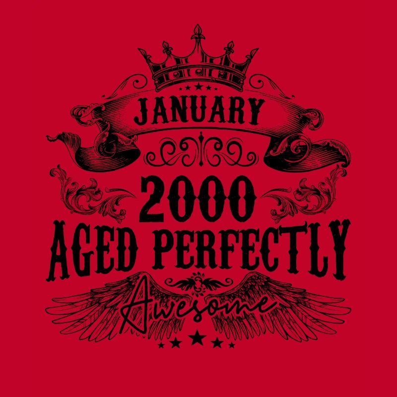 2000 | January Aged Perfectly 2000 birthday gift
