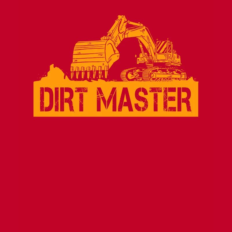 Dirt Master Design Baggerfahrer