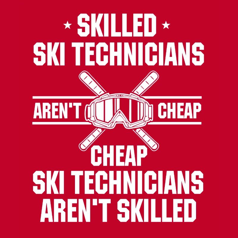 Drôle de technicien de ski cadeau