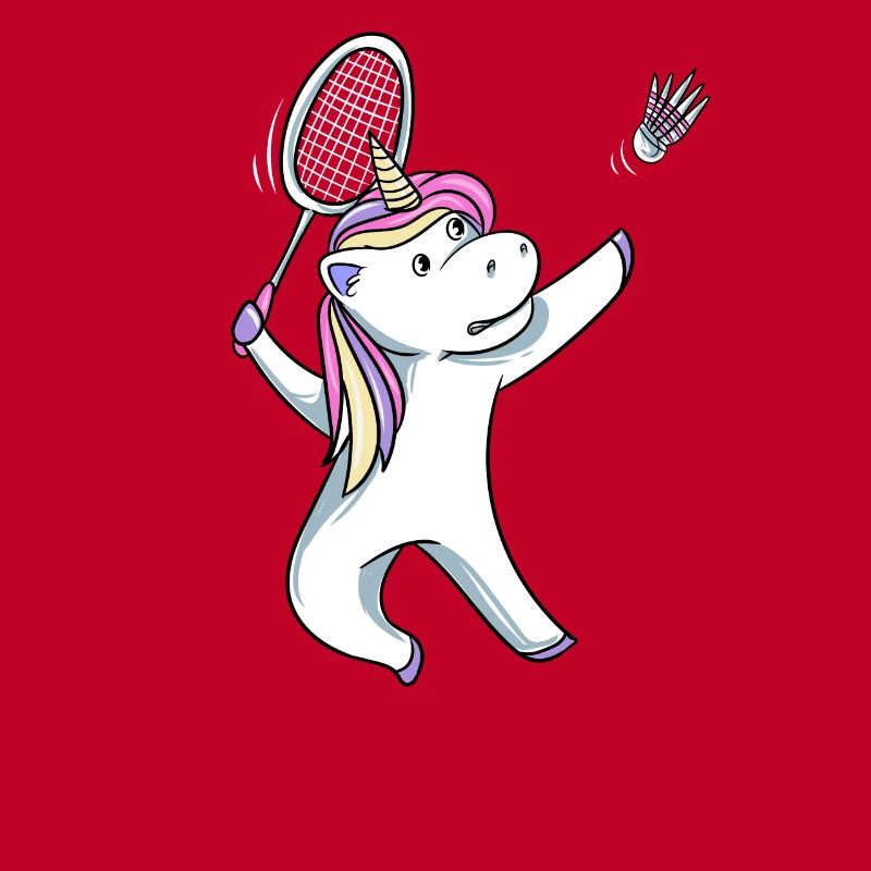 Einhorn Badminton
