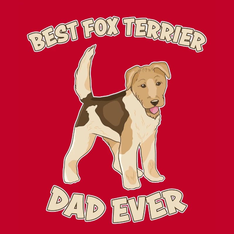 Fox Terrier Dad Hund Spruch Foxterrier Geschenk