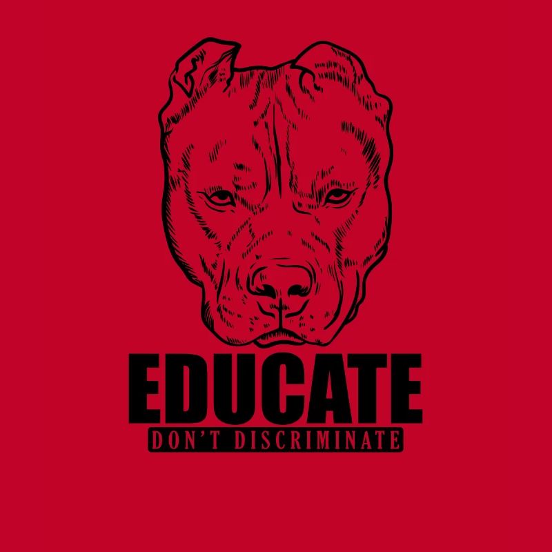 Éduquer Ne pas discriminer Pit Butt Terrier