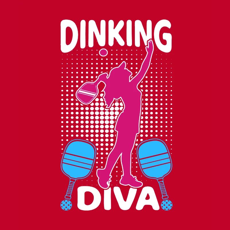 Retro Pickleball Dame - Dinking Diva