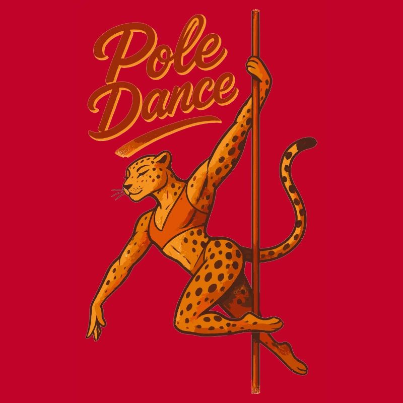 Pole Dance Leopardin Poledancerin Geschenk