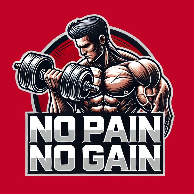 PAS DE DOULEUR - PAS DE GAIN - FORME PHYSIQUE - MOTIVATION - DEVISE