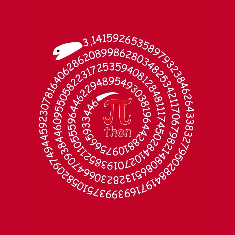 Pi Python Wortspiel Kreiszahl Schlange Mathematik