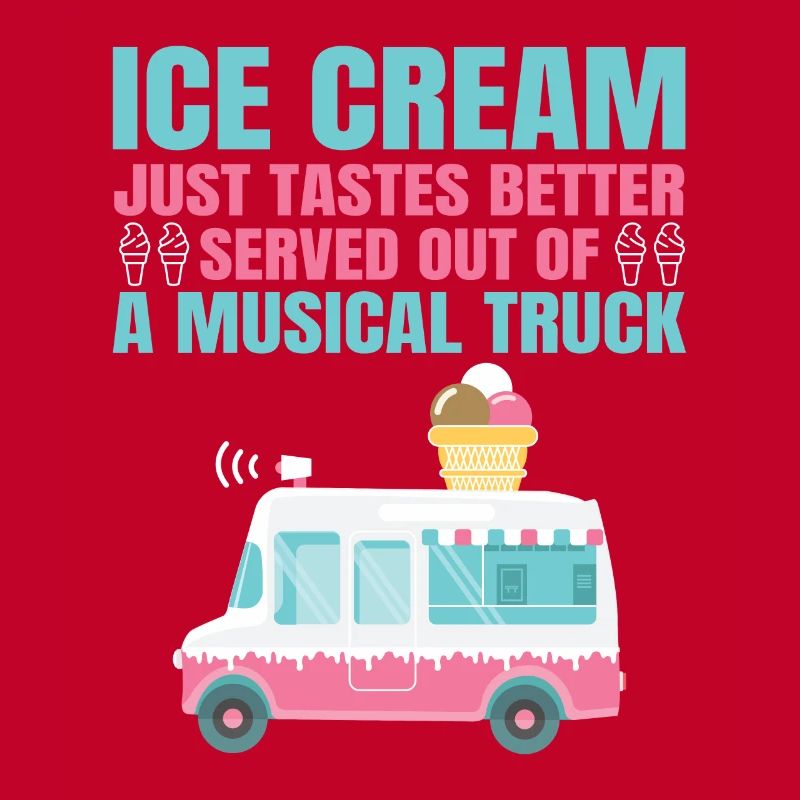 Eiswagen Eismann Eisverkäufer Eisdiele Eis Truck